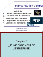 Economie Et Organisation D'entreprises: 0. Introduction Générale