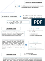 Cinemática - Conceptos Básicos