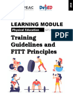 Learning Module: Training Guidelines and FITT Principles