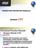 Metode USG untuk Prioritas Masalah | PDF | Karier & Perkembangan | Komputer