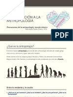 1. Precursores de La Antropología