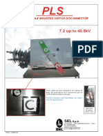 7.2 Up To 40.5kV: Pole Mounted Switch Disconnector