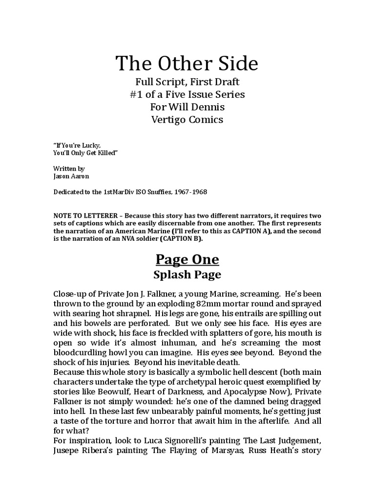 The Other Side: Vietnam War Script | PDF | People's Army Of Vietnam ...