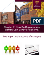 Chapter 2: How Do Organizations Identify Cost Behavior Patterns?