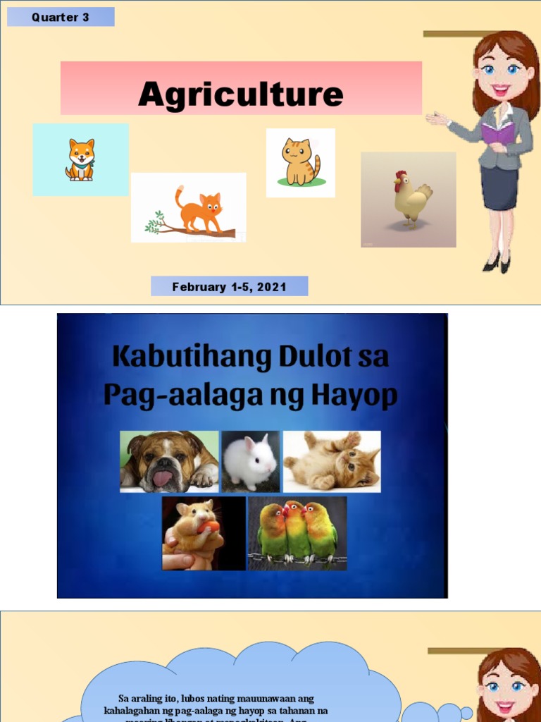 EPP 4 Kahalagahan NG Pag-Aalaga NG Hayop | PDF