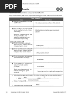 Worksheet D: Results: Tests of Sample X Tests Observations