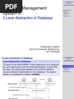 Database Management System 3: 3-Level Abstraction of Database