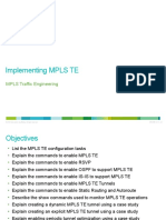 Implementing MPLS TE