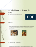 La Religión en El Tiempo de Jesús