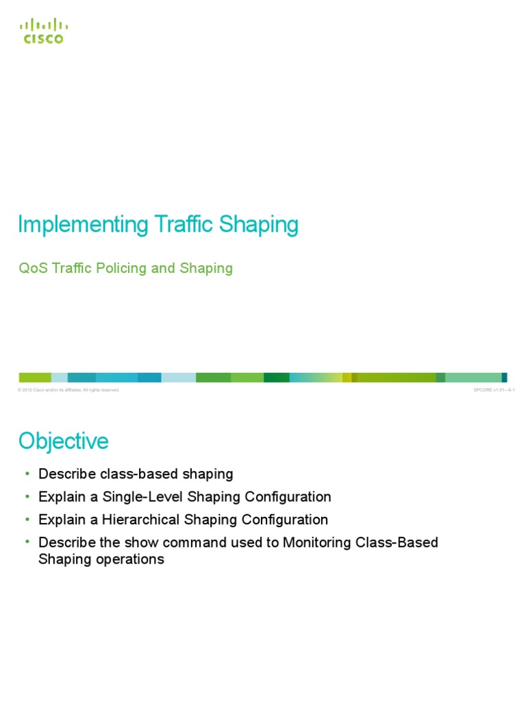 Implementing Traffic Shaping | PDF | I Pv6 | Internet Protocols