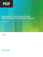 Implementing Cisco Service Provider Next-Generation Edge Network Services