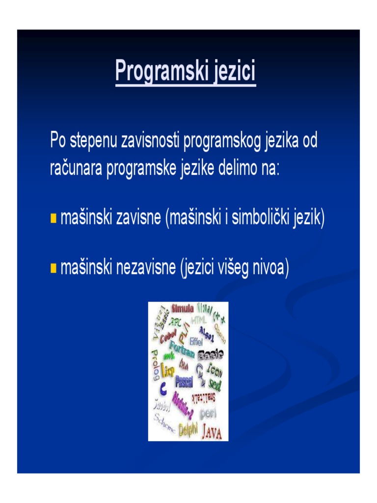 Programski Jezici | PDF