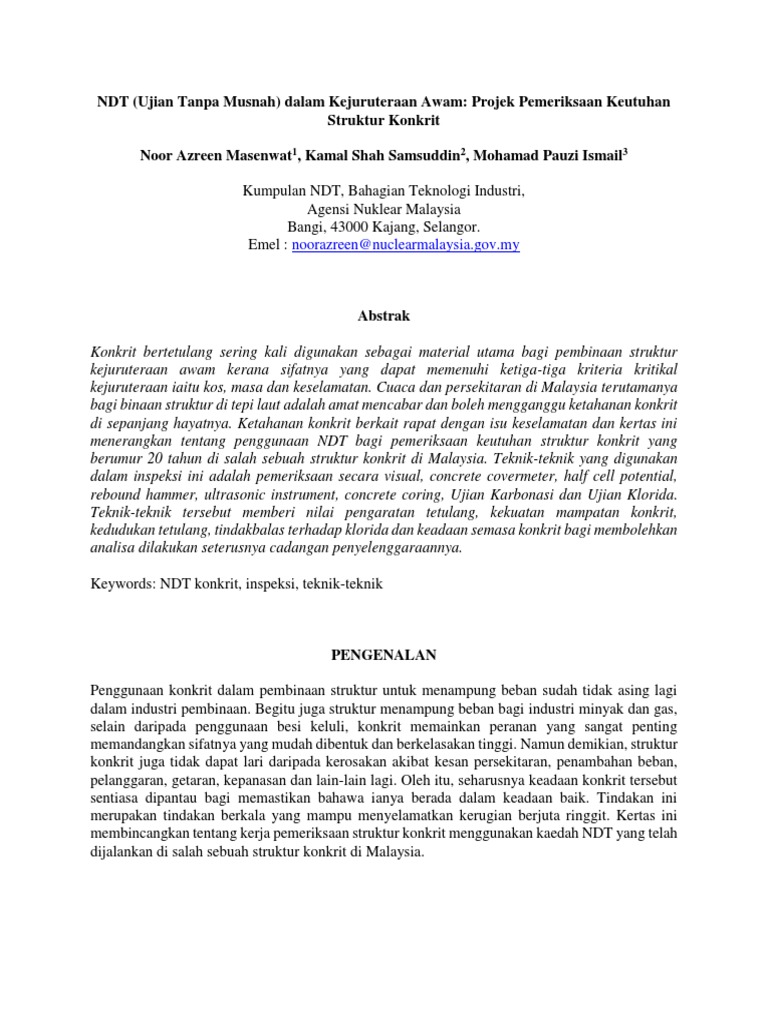 Rebound Hammer Test PDF