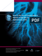 Issues in The Use of Contrast Media in Patients at High Risk For Contrast-Induced Nephrotoxicity (CIN)