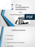 Fate and Transport of Air Pollutants