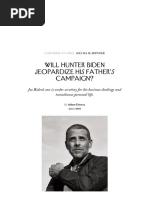 Will Hunter Biden Jeopardize His Father's Campaign - The New Yorker