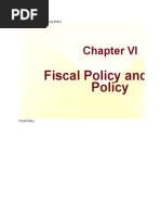 Fiscal & Monetary Policy (BBA)