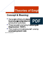 Theories of Employment: Concept & Meaning