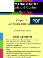 Analysis Cost, Volume Profit