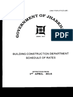 Jharkhand Civil Scheudle Rate 2015