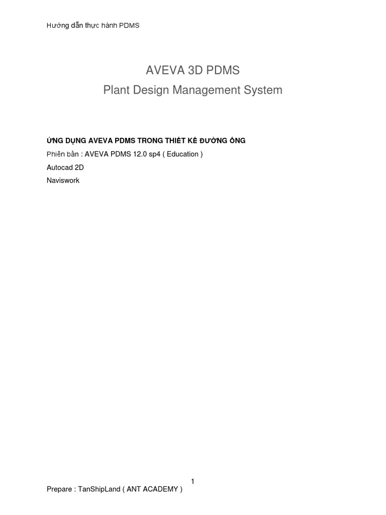 Ebook - Tự học PDMS | PDF