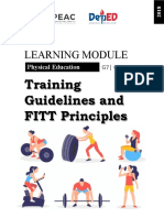 Learning Module: Training Guidelines and FITT Principles