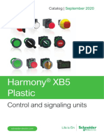 Schneider Catalog of Harmony XB5 Plastic Control and Signaling Units - English 09-2020