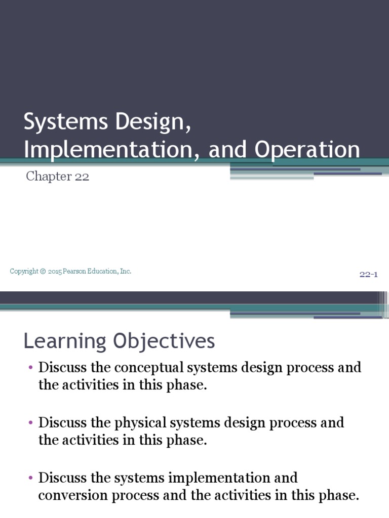 Systems Design, Implementation, and Operation | PDF | System | Computer ...