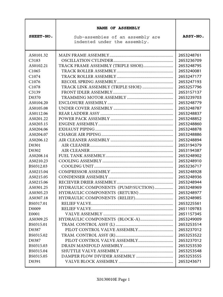 T35M Assembly Components Overview | PDF | Valve | Screw