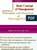 Basic Concept of Management