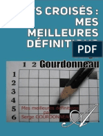 SERGE GOURDONNEAU-Mots Croises Mes Meilleures Definitions - (Atramenta - Net)