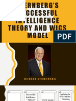 Sternberg's Successful Intelligence Theory and Wics Model