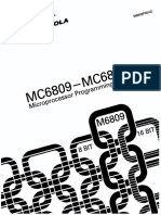 MC6809-MC6809E 8-Bit Microprocessor Programming Manual (Motorola Inc.) 1981