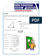 Razones Trigonométricas de Ángulos Agudos Para Quinto de Secundaria