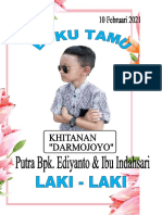 Cover Buku Tamu Undangan Khitan