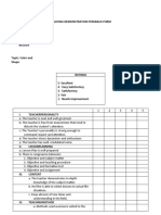 FEEDBACK FORM TEACHING DEMO