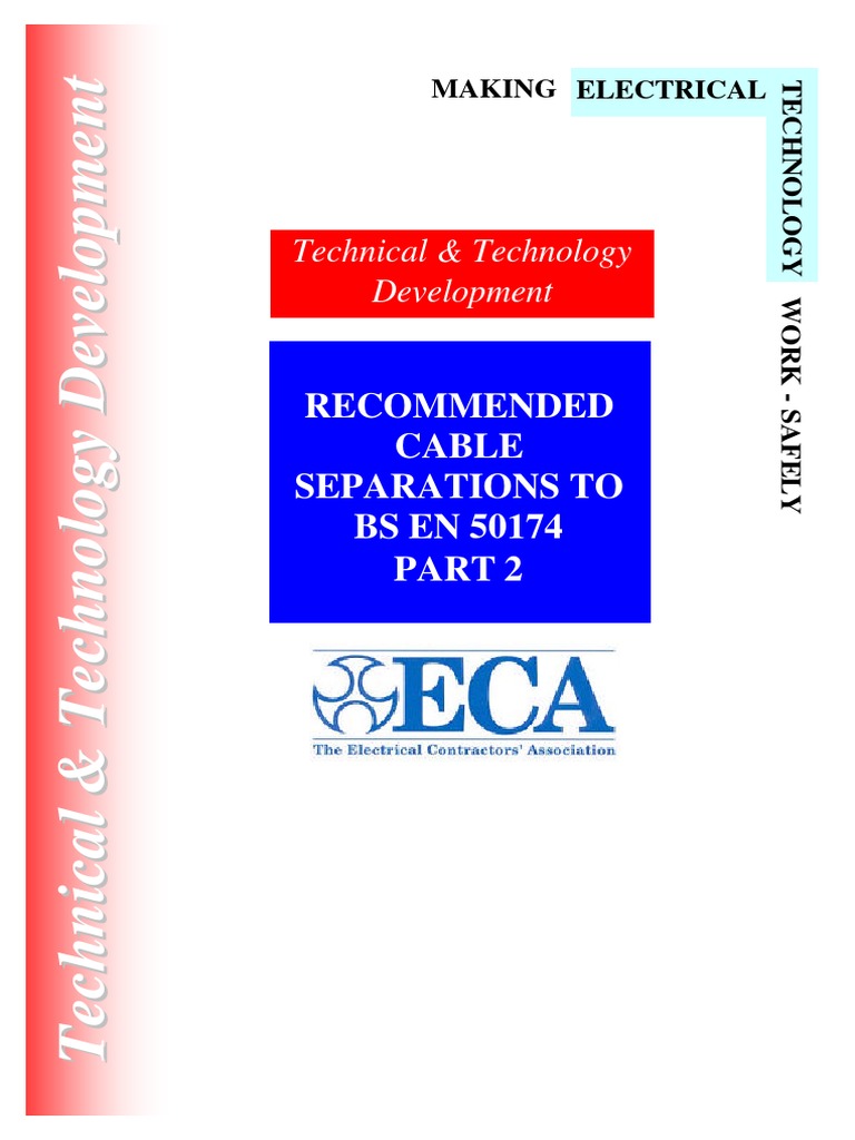 Ecacable Separations Bs en 50174 Part 2 | PDF | Electrical Wiring ...