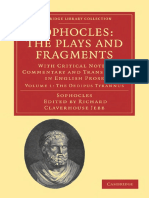 Richard Claverhouse Jebb (Editor) - Sophocles_ the Plays and Fragments, Volume 1