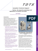 Thermal Desorption Technical Support