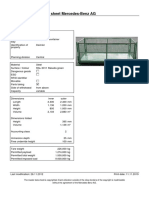 Container 2038 Master Data Sheet