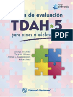 Escala de Evaluación TDAH-5 para Niños y Adolescentes, Ed. 1 - George J. DuPaul - 000