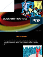 Leadership Practices: BY Khushbu Jaiswal