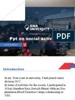 On Social Activities: WWW - Gnauniversity.edu - in