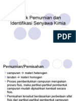 Kul Minggu Ke 13 Dan 14teknik Pemurnian Dan Identifikasi Senyawa Kimia