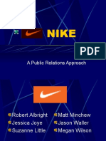 Nike's PR Approach and Strategies