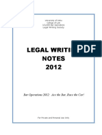 Legal Writing 1 Grammar