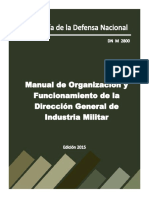 M.O.F. Direccion General de Industria Militar