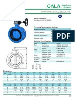 CLASS 150: AWWA C504 Double Flanged Butterfly Valve