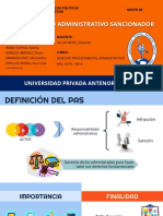 Procedimiento Administrativo Sancionador: Universidad Privada Antenor Orrego
