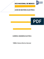 Sistema Eléctrico Nacional - Tarea